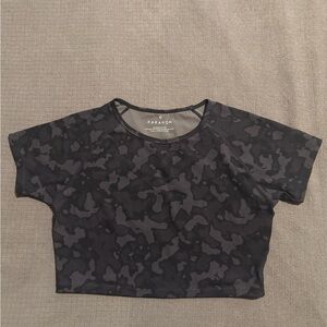 PARAGON Dark Patterned Women's Crop Top
